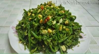 Cách chế biến các loại rau rừng Na Hang